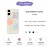 For Samsung Galaxy A07 4G Case Four Color Flowers Pattern Printing Straight Edge TPU Phone Back Cover