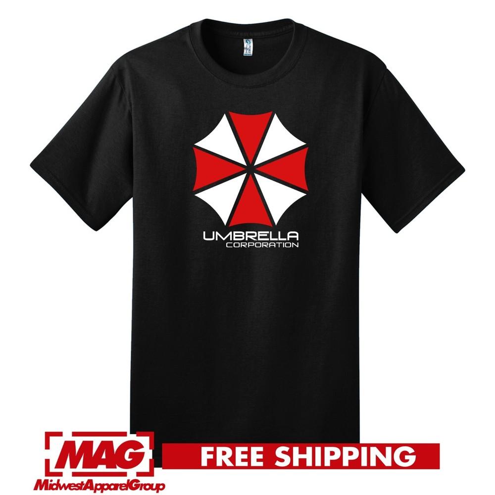 ФУТБОЛКА UMBRELLA CORPORATION Футболка Resident Evil Футболка Tee Capcom Видеоигра 4 Corp Унисекс Футболка S