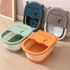 Portable Footbath Massage Bucket Easy To Store Foot Soaking Bath Tub Folding Basin for Relaxing and Pain Relief
