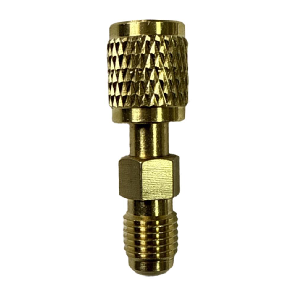 R32 Refrigerant Brass Adapter-connector Male To Female Adapter Air Conditioner Quick Coupler For Car Refrigeration Sys K6k4