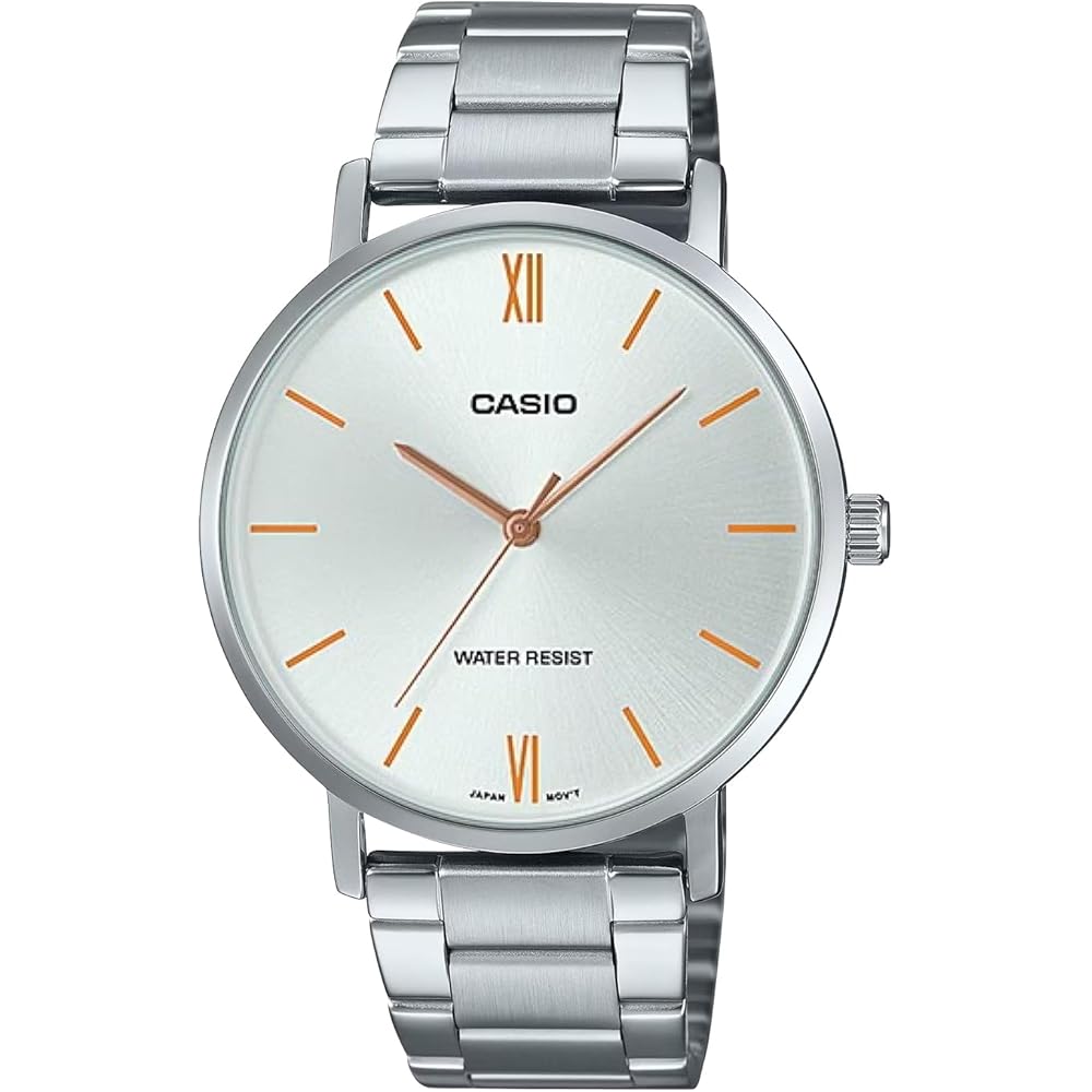 Casio MTP-VT01D-7B Quartz Men s Watch Silver Metal Band Imported Model