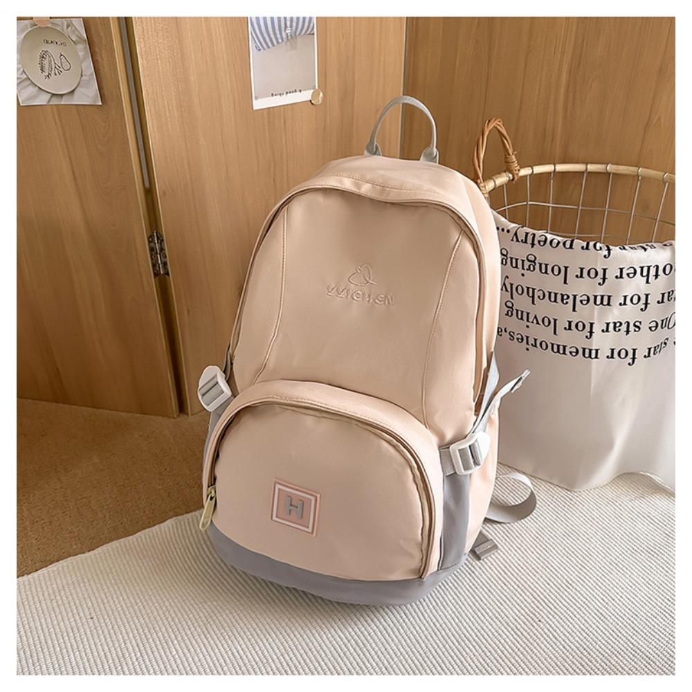 Outdoor couple backpack Japanese versatile new color large capacity contrast travel backpack student bag