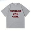 Korean Member T Shirt New Album Number One Girl Same Fashion Top Y2k Harajuku Womens Crew Neck Short Tops