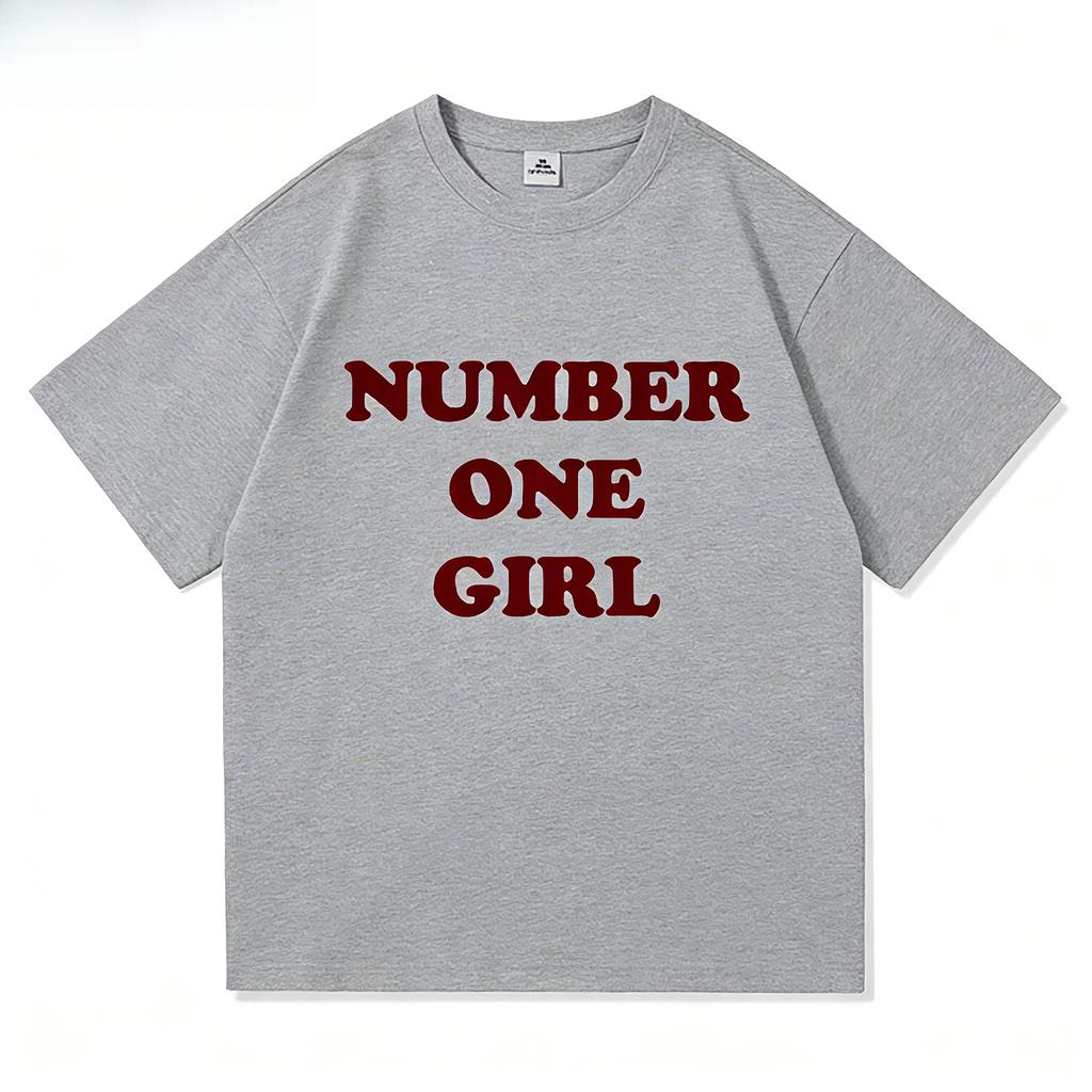 T-shirt Membro Coreano Nuovo Album Ragazza Numero Uno Stesso Top di Moda Y2k Harajuku Donna Girocollo Manica Corta