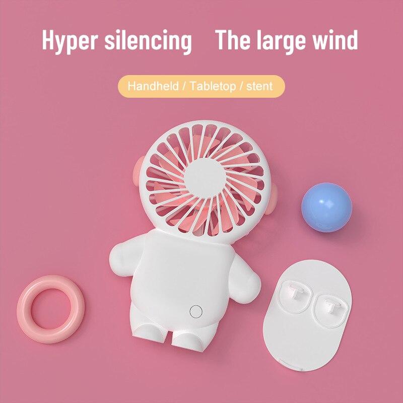 Portable USB Desktop Fan: Small Handheld Design, 3 Hours Standby, Perfect for Friend Gift
