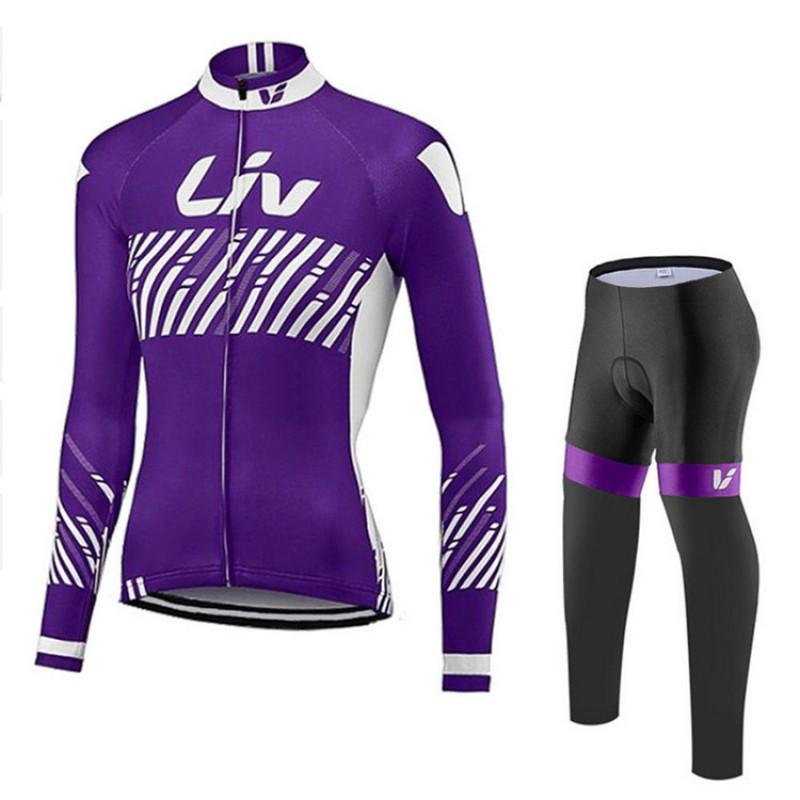 Lightweight Long Sleeve Cycling Set Women