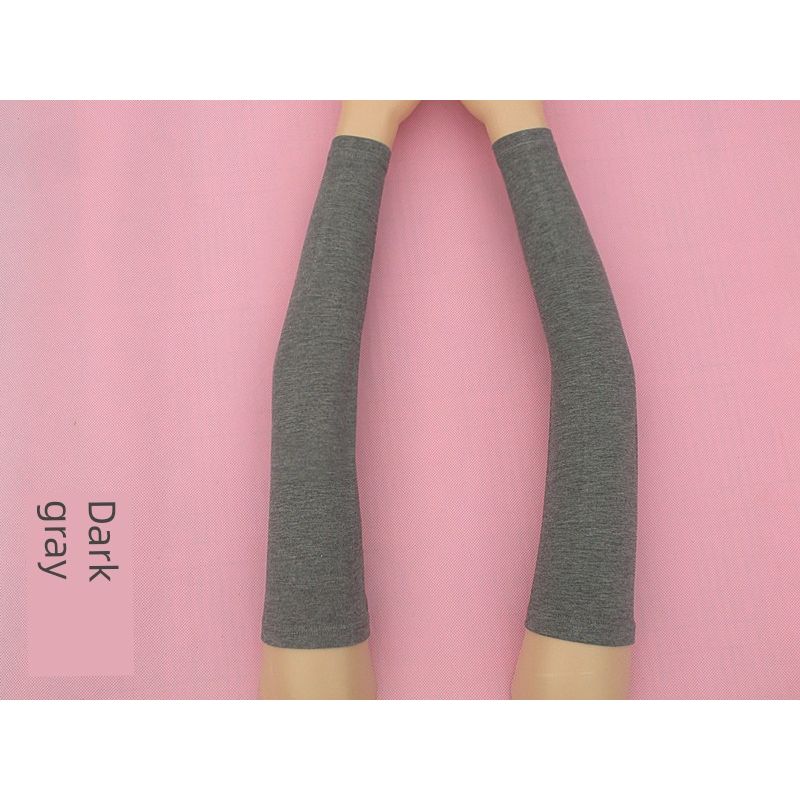 

Защитный рукав от солнца из чистого хлопка и модала, мужской и женский, нарукавник, велосипедный, для кондиционера, модный, тонкий, короткий и длинный Dark gray L