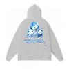 Mens Oversized Hooded Sweatshirt With Bold Letter Print Cotton Blend Loose Fit Daily Wear