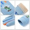 1Pair Kids Winter Gloves Fleece Lined Windproof Little Dinosaur Design Outdoor Snow Play Waterproof Warm