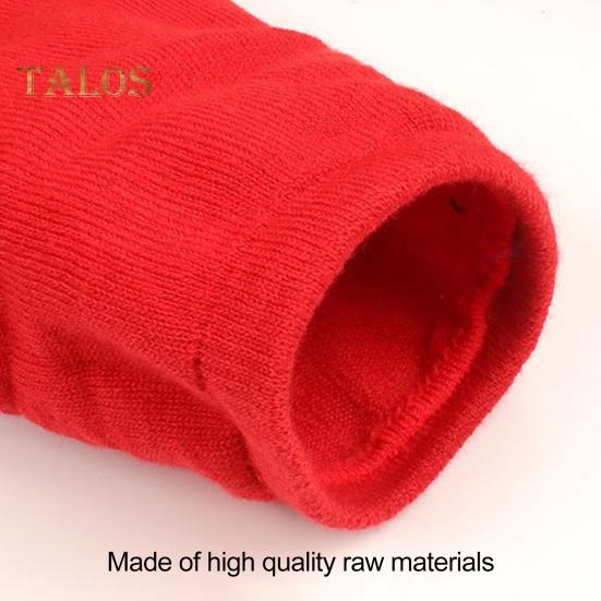 1 Pair Winter Heated Socks Particle Sole Massage Promote Circulation Self-heating Socks Mid-tube High Elasticity Warm Slipper Socks