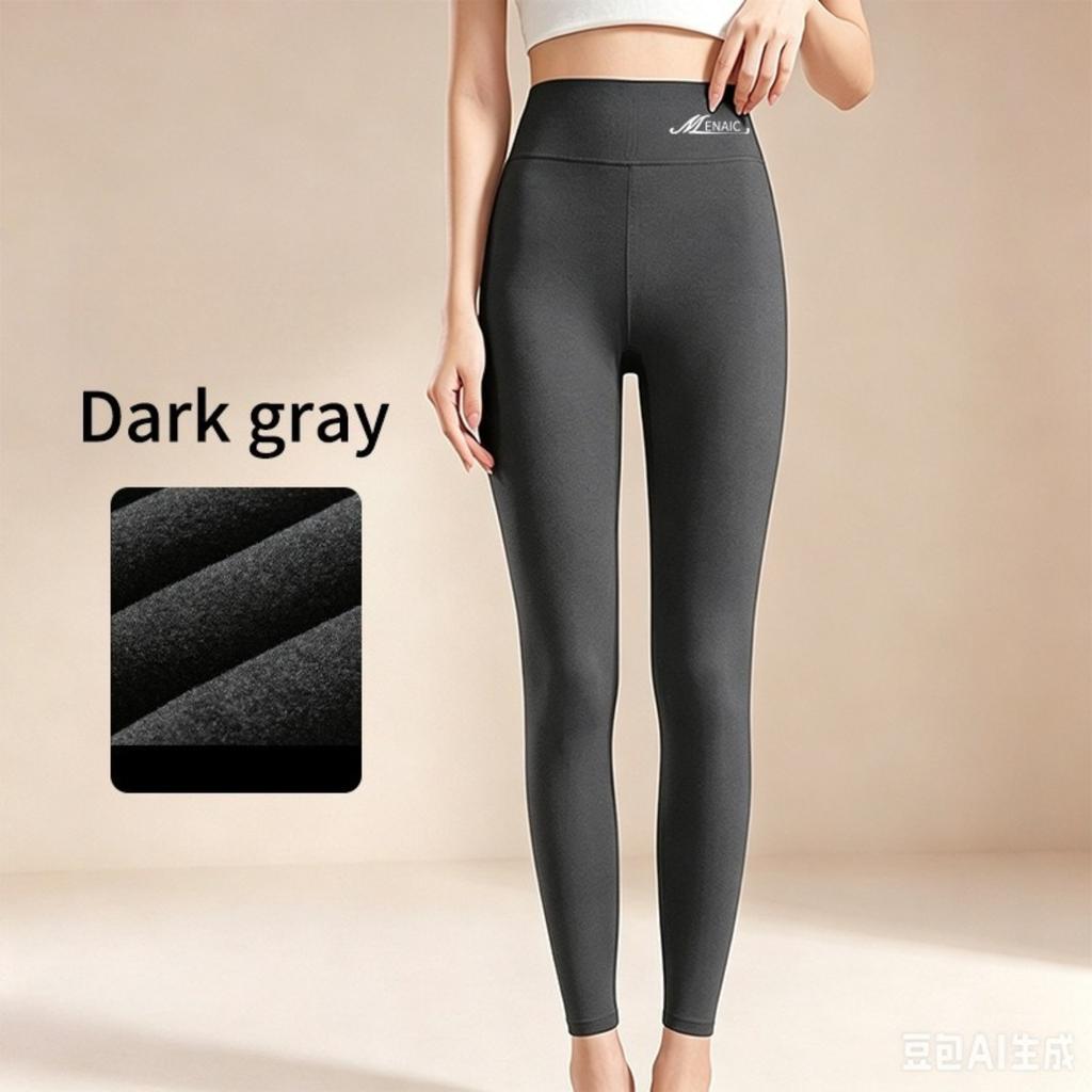 Samt, Warme Herbsthose, Damen, Nahtlos, Herbst und Winter, Plüsch, Dick, High Waist Leggings