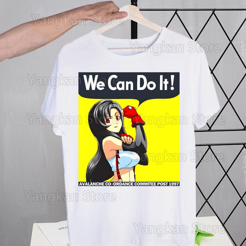 Final Fantasy 7 FF7 Street Style Casual Short Sleeve Men T Shirt O-neck Tshirt Male T-shirt