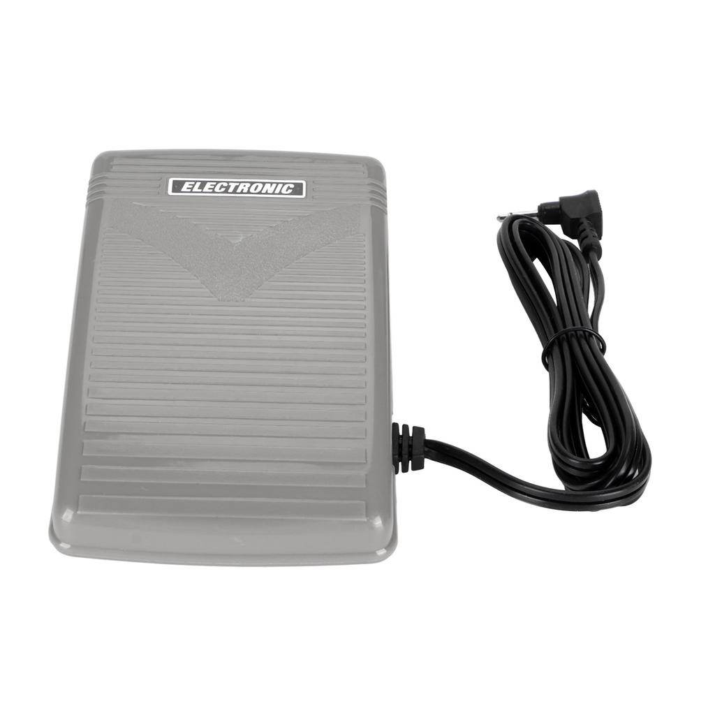 Pedal de pie de repuesto para máquina de coser Pedal de control de pie antideslizante con cable de alimentación para Singer