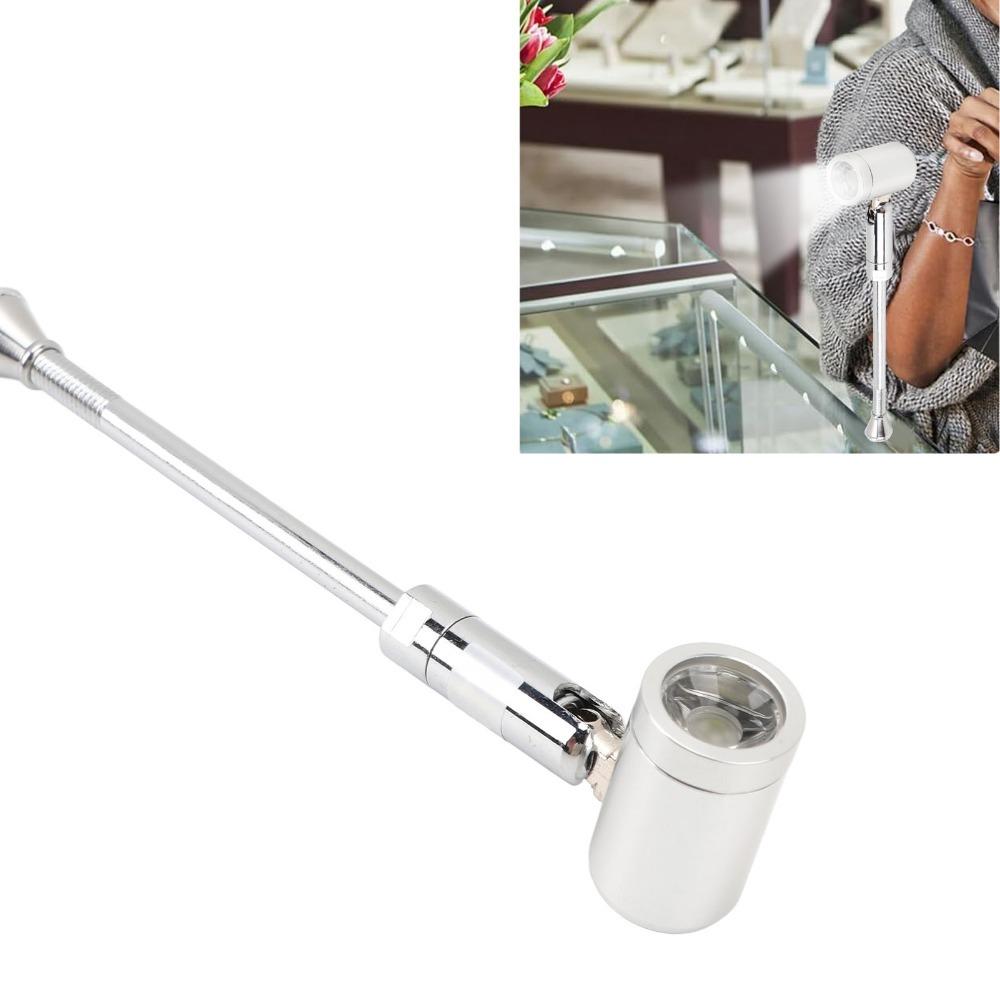 

1W Mini LED Spotlight 180° Rotatable LED Small Accent Light Display Lighting Fixture Artworks White Light 6000K