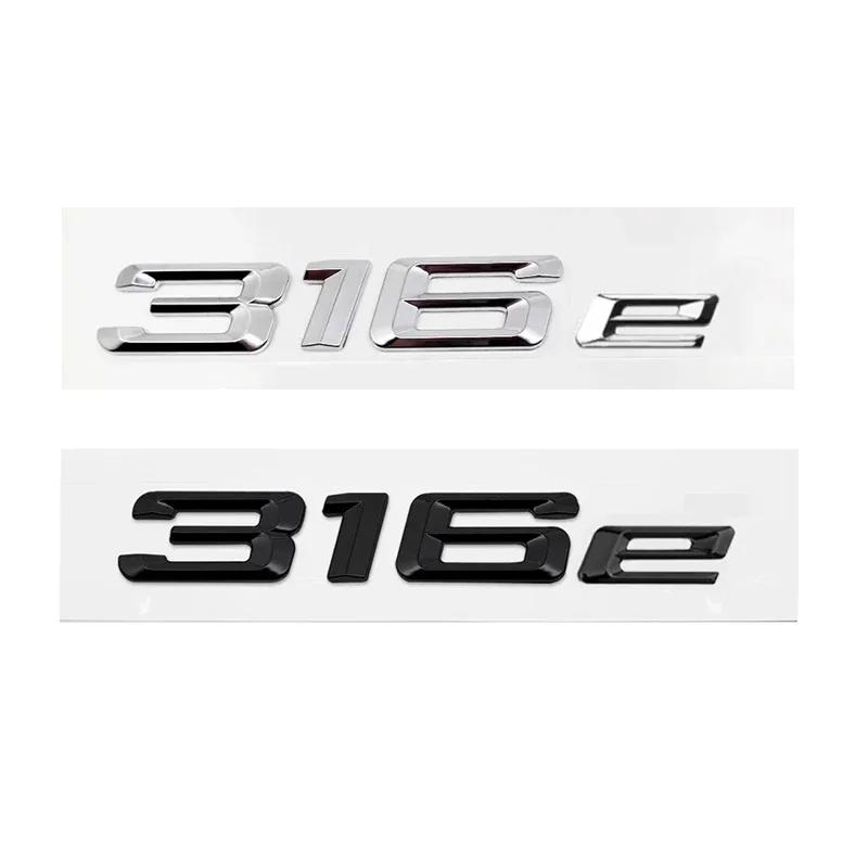 Sticker Emblema Lettere Logo Bagagliaio Auto in ABS per BMW 316e 318e 320e 323e 325e 330e 335e 530e E46 E90 E91 F30 F31 F34 G20 G30