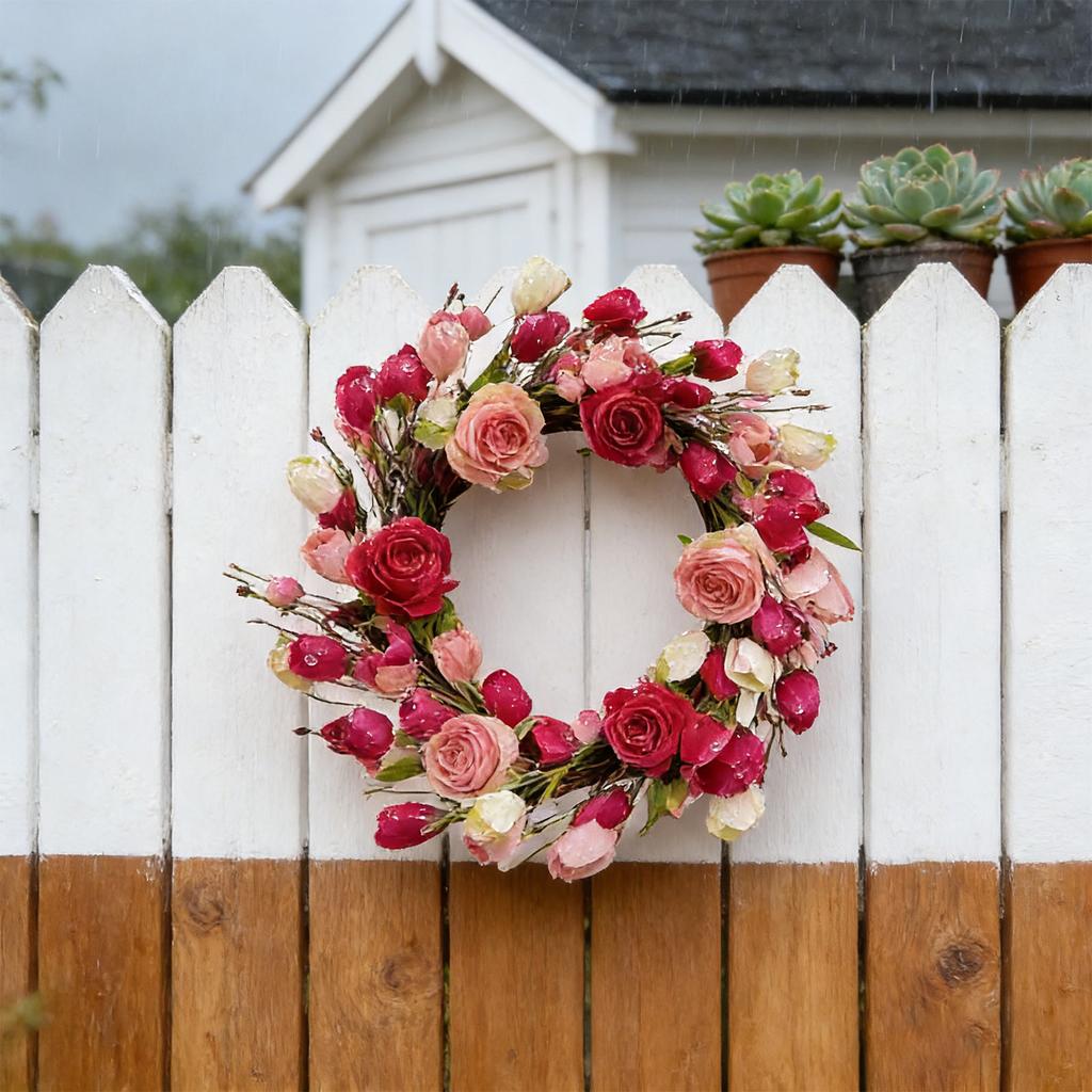Rose Ring Home Decoration Wreath Door Hanging