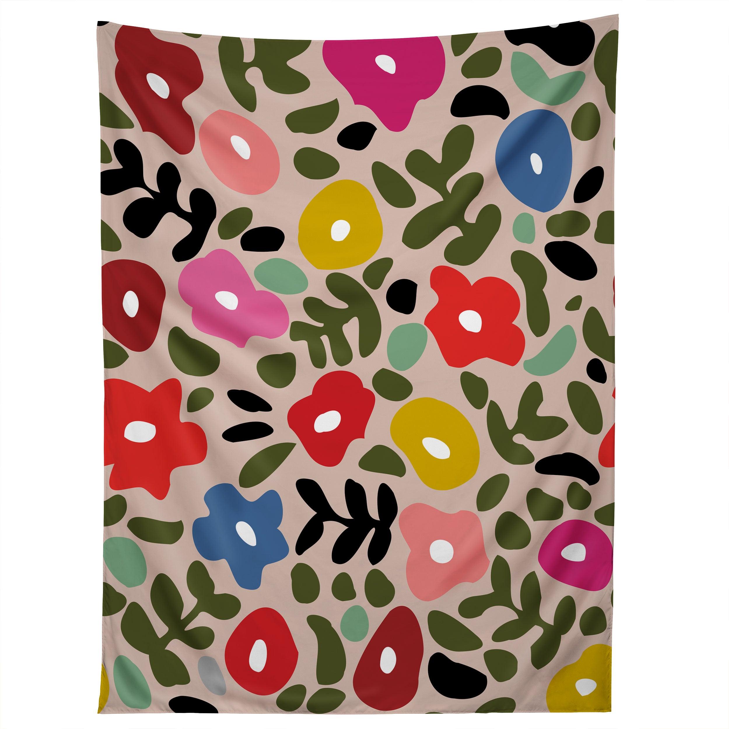 FLOWER MEADOW IN MUTED COLOURS tapestry 75x100