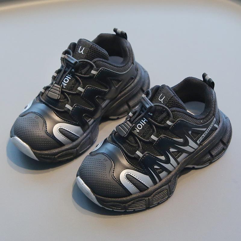 Children's sports shoes 2025 spring and autumn new boys' dad shoes Korean version of girls' casual shoes soft-soled baby running shoes
