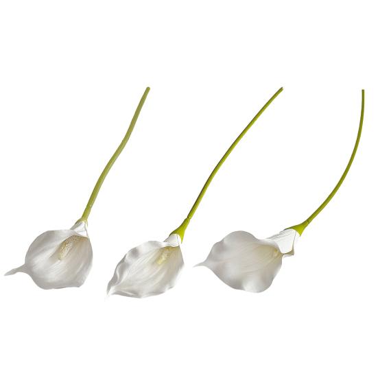 Künstliche Calla-Lilie Weiß Real Touch Kunstblume für Hochzeit Brautparty Party Zuhause Innen Dekoration