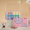 Japanische perlglänzende Aquarellfarben 24 Farben Allzweck und vielseitige Aquarellpigmente