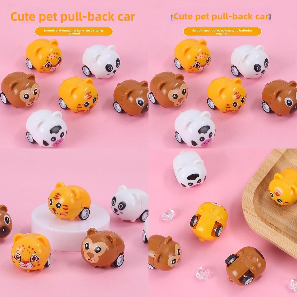 Monkey Kids Tiger Plastic Animal Car For Cognitive And Motor Skills Enhancement