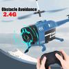 Helicópteros RC 2.4G Avião com Controle Remoto 3.5 Canais com Luzes Desvio de Obstáculos Drone Avião Radio Controlado Brinquedos para Presente de Menino