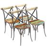 Day and Night - Day and Night Dining Chairs 4 Units Solid Recycled Wood