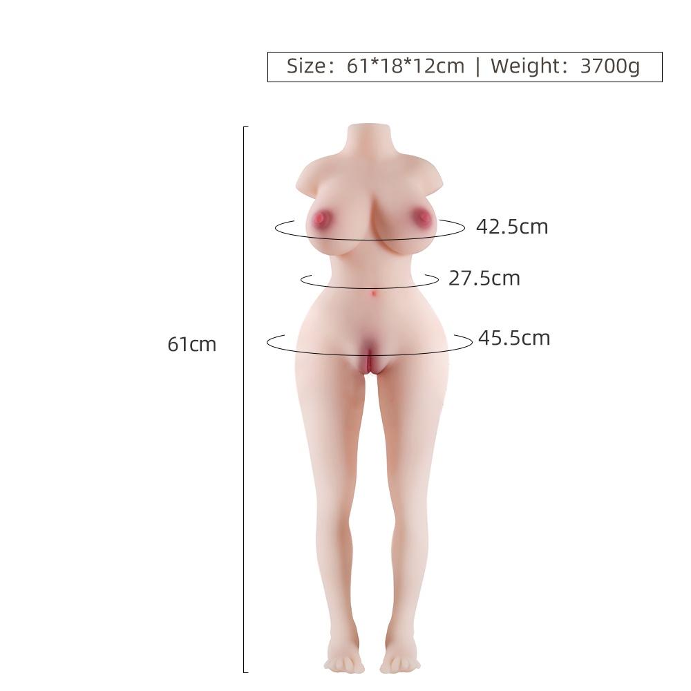 Men's Sex Doll Half Body Long Leg Big Breast Real Skin Feel Masturbation Cup Erotic Adult Sex Toy