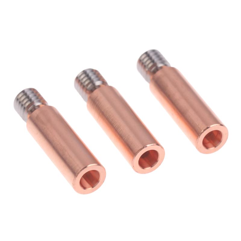 Copper Plating Heatbreak Tube for Ender 3 and CR10 3D Printer Accessories Boosting Hotend Life for Printing Tasks