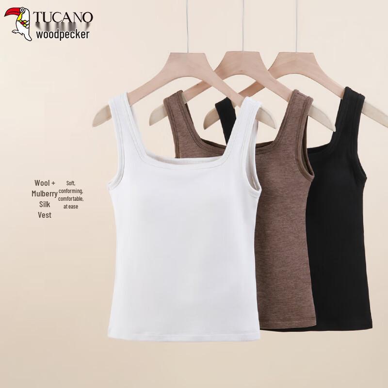 

Women s Wool Silk Padded Camisole Vest S