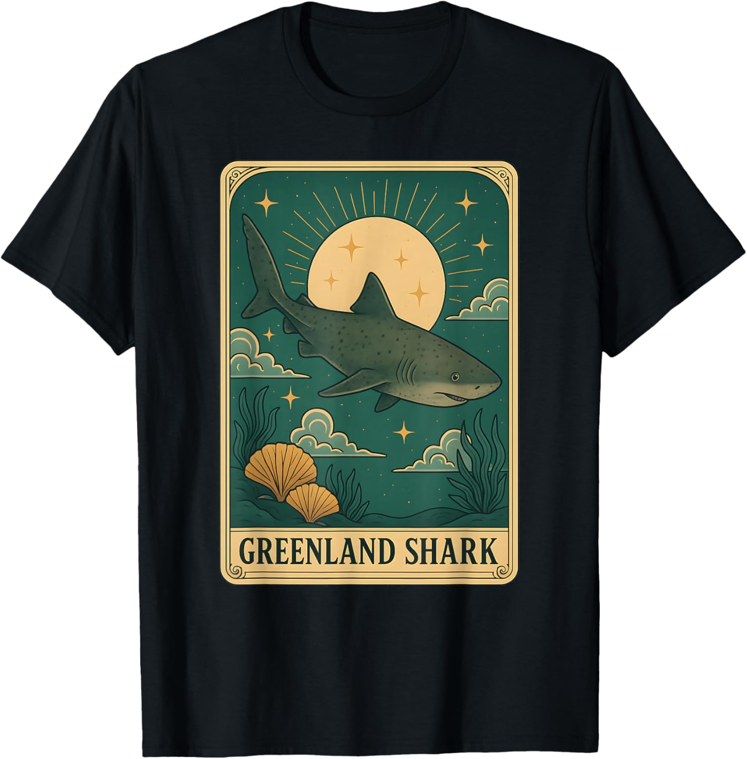 Tarot Card Greenland Shark T-Shirt S разноцветный