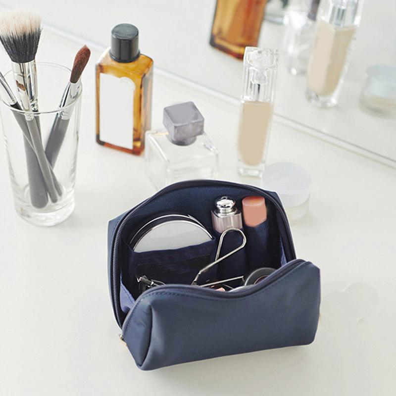 Makeup Bag For Purse Portable Waterproof Cosmetic Bag Lipstick Storage Travel Zipper Pouch For Women Toiletry Organizer Case