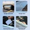 Side Mirrors Wiper Strip Rubber Weather Resistant Side Window Wiper Strip Multifunctional Easy Installation Tightly Fit Window
