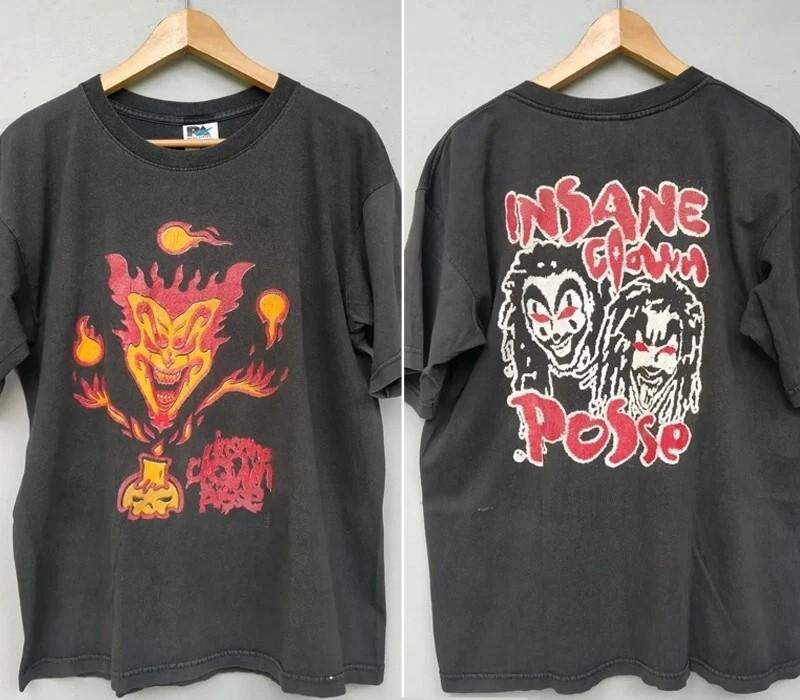

Insane Clown Posse Hip Hop Duo Gang Cover Album 1999 2 side T shirt Vtg WA4741 Unisex T-Shirt L
