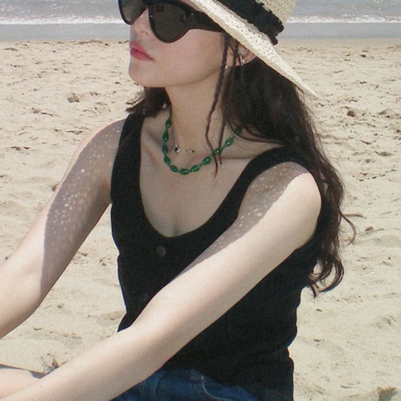 

LIMILIMI holiday agate N02green Green Agate