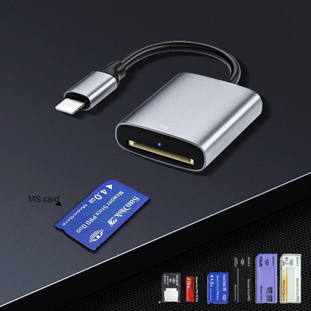 USB C MS Memory Stick Card Reader For MS PRO MS DUO, Adapter For iPhone 15 MacBook Tablet Old CCD Camera Photo Video Transfer