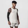 Men's Summer Elastic Fitness Vest - Stylish Printed Sleeveless T-Shirt
