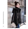 Women’s Short Detachable Hood Windproof Thicken Warm Winter Jacket