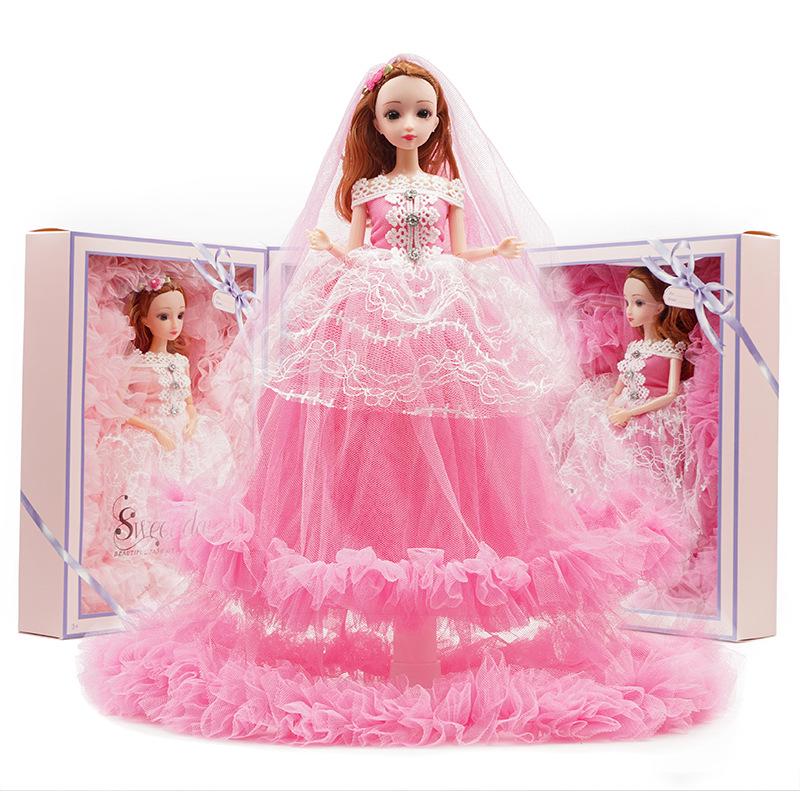 Mote Søt Bryllupsdukke Lekesett Prinsesse Loli Liten jenteleke