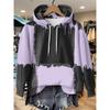 Womens Relaxed Fit Hooded Long Sleeve Sweatshirt With 3D Floral Plaid Print Breathable Comfort Casual Top
