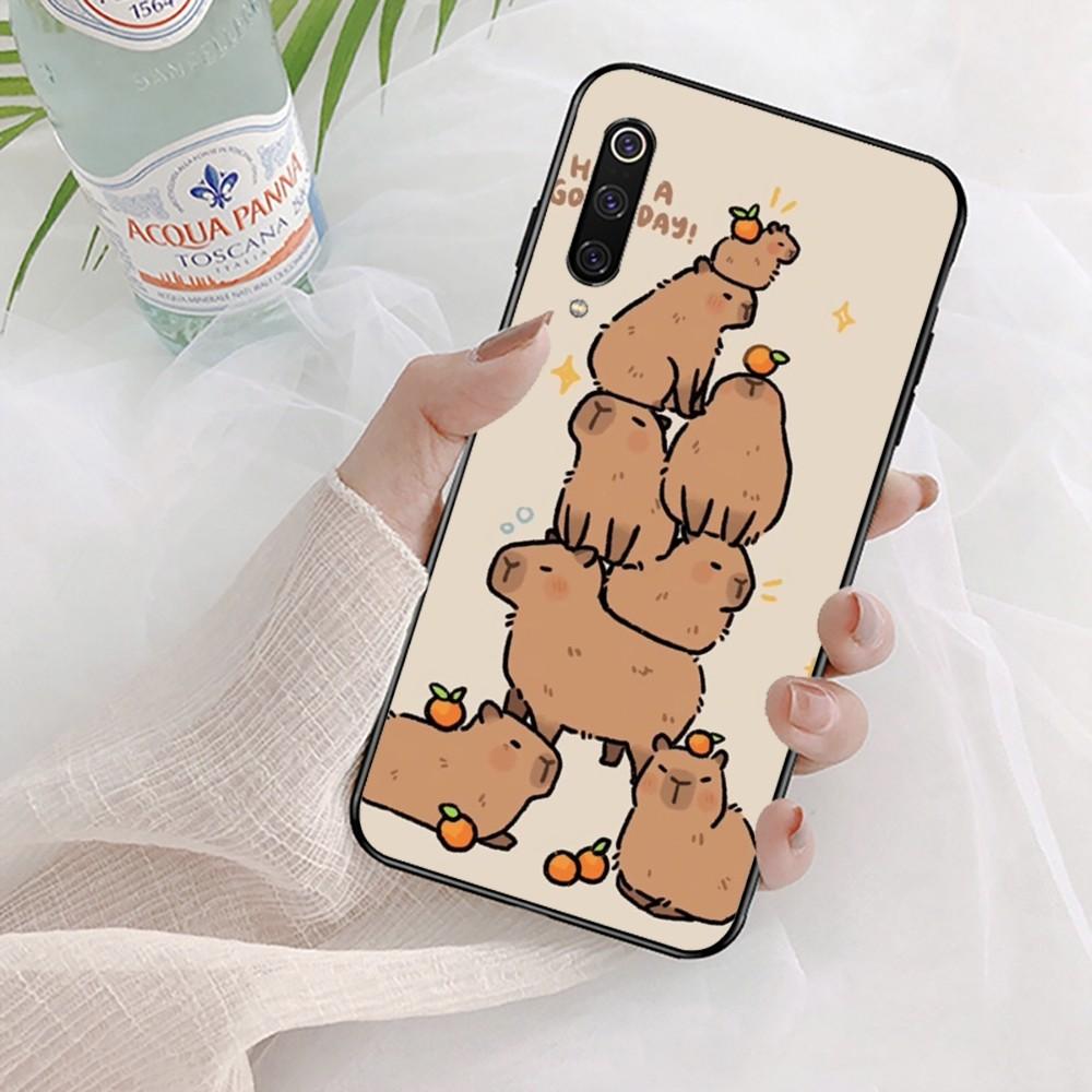 Capybara Cute animal cartoon Phone Case For Xiaomi Mi 5X 8 9 10 11 12 lite pro 10T PocoX3pro PocoM3 Note 10 pro lite
