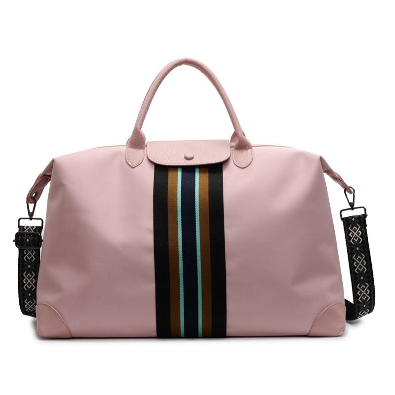 Men's and women's fitness large-capacity ethnic style hand-held travel bag dry and wet separation fashion portable commuter luggage bag