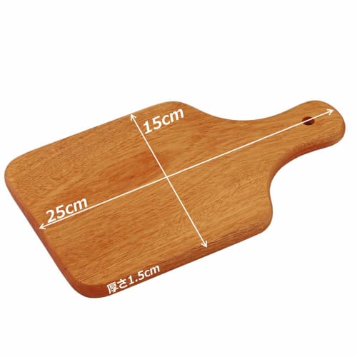 PEARL METAL Cheese Royale Wooden Cheese Board, Acacia Wood, 25cm Long x 15cm Wide x 1.5cm Thick, C-3122