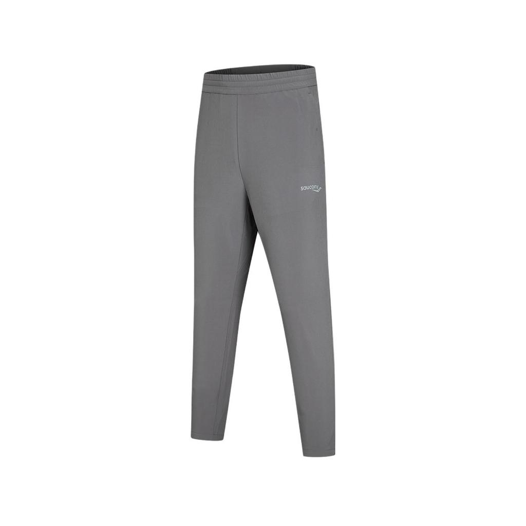 Saucony Pants Supply Station Woven Lace-Up Simple Comfortable Versatile Trendy Casual Pants Men pants Cloud-Shadow-Gray SR2269WP02T-GR258