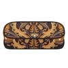 Pen Case Organized Storage Zip Around Closure 300D Polyester with Mesh Pocket Removable Divider and Pen Slots for Classroom Use