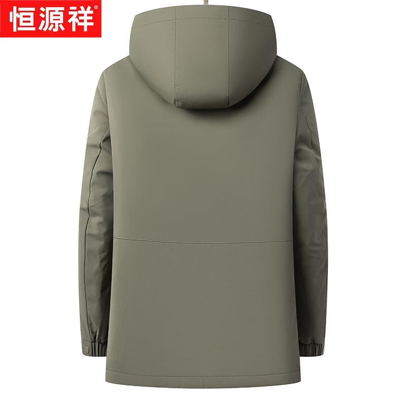Hengyuanxiang Men's Hooded Winter Padded Jacket
