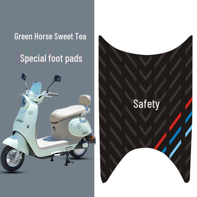Waterproof Anti-slip Pedal Mats for Green Horse Electric Scooter