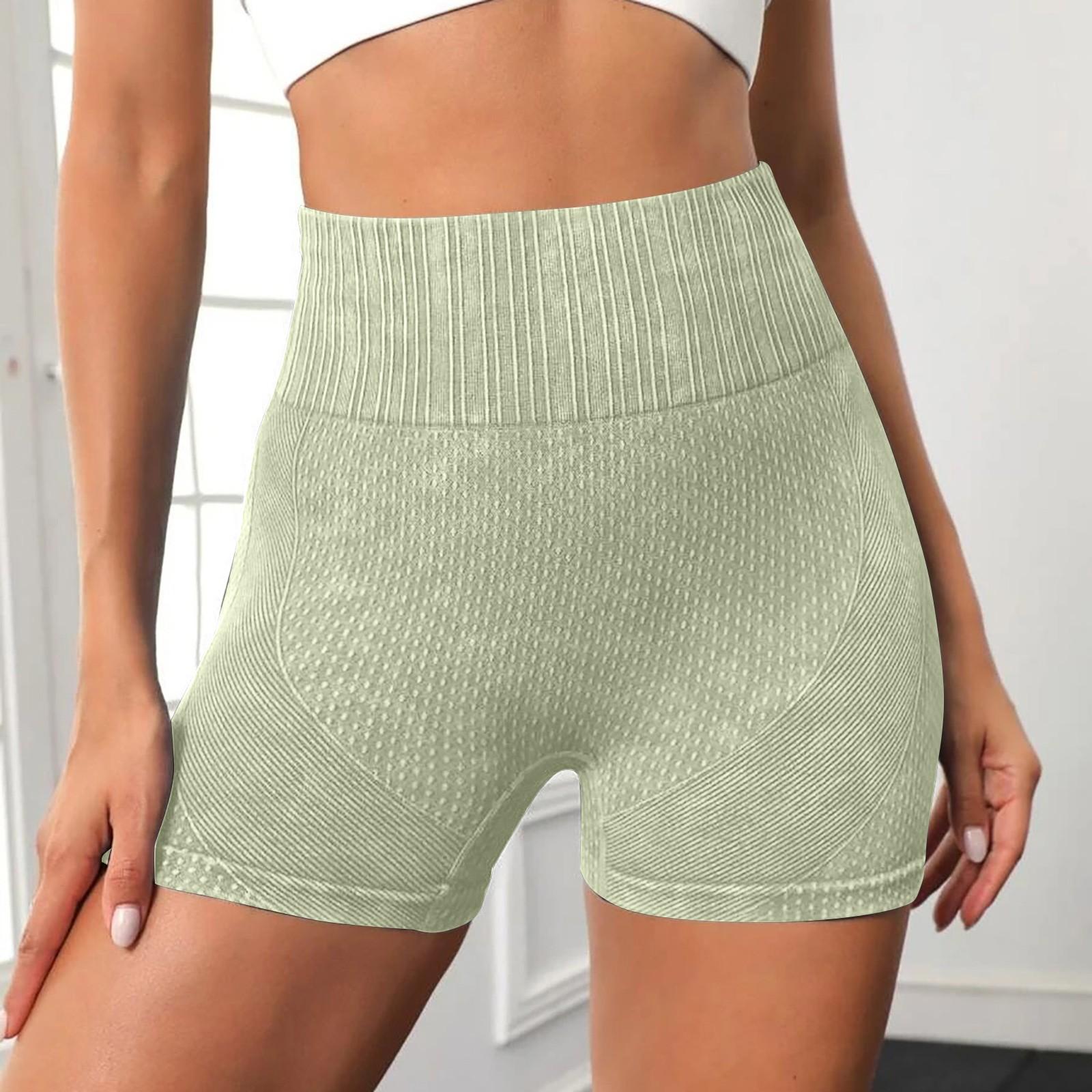 

Шорты для тренировки ягодиц для женщин, бесшовные шорты с высокой талией для тренажерного зала и йоги S