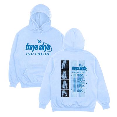 Freya Skye Stars Align Tour Hoodies Freya Skye Fashion New Graphic Sweatshirts High Street Harajuku Aesthetic Pullovers Unisex