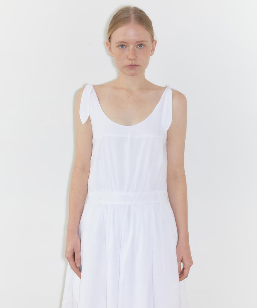 Sinun Rabbit Tie Dress (White)